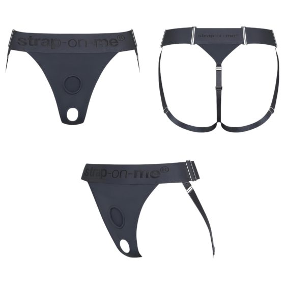 Strap-on-me - spodní popruh pro připínací dildo - XS-XXL (šedá)