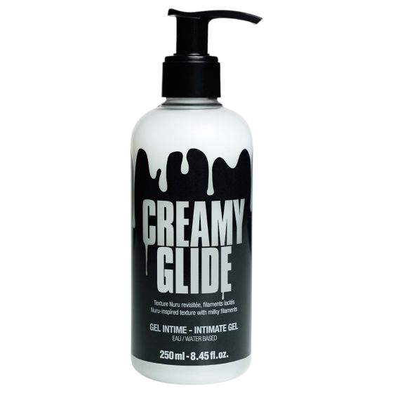 Creamy Glide - lubrikační gel na vodní bázi - imitace spermatu - 250 ml