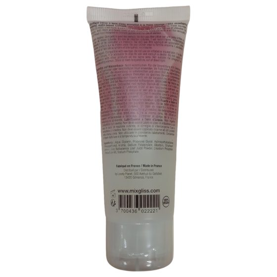 Mixgliss Kiss Wild - lubrikační gel na vodní bázi - jahoda (70 ml)