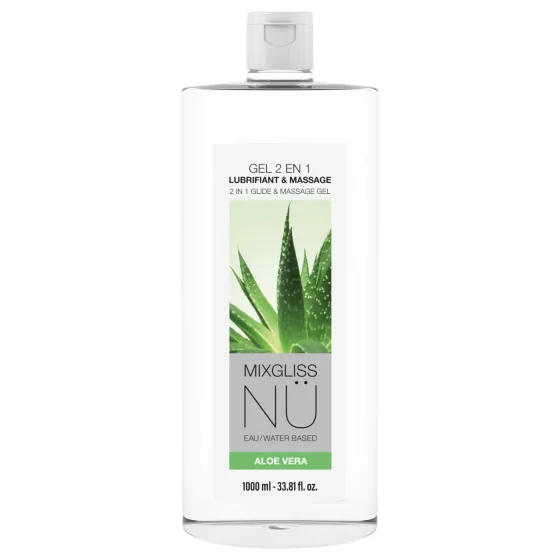 Mixgliss Nu Aloe Vera - nuru masážní gel a lubrikant (1000 ml)