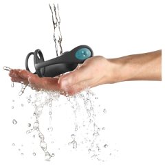 Love to Love - anální vibrátor s kroužkem (černý)