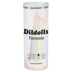   Dildolls Fantasia - silikonové dildo s přísavkou (pruhované)