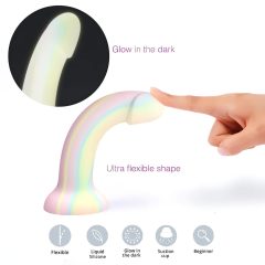  Dildolls Fantasia - silikonové dildo s přísavkou (pruhované)