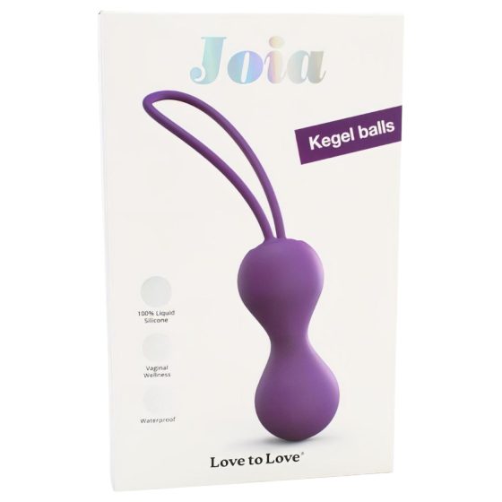 Love to Love Joia - duo venušiných kuliček (fialová)