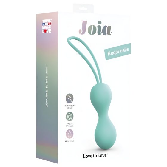 Love to Love Joia - silikonové venušiny kuličky duo (mentol)