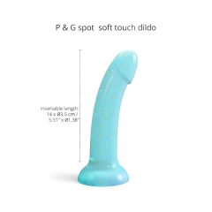   Dildolls Nightfall - přísavný, hvězdný dildo (tyrkysový)