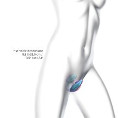   Wonderlover - stimulátor klitorisu a bodu G (metalická zelená)
