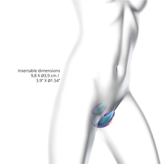 Wonderlover - stimulátor klitorisu a bodu G (metalická zelená)