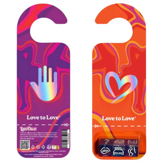 Love to Love - sada 3 hrací kostky pro milostné hry
