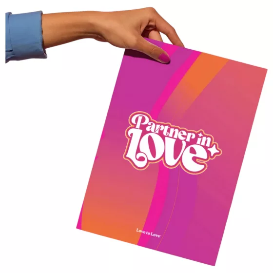 Love to Love - stírací plakát sex hra (anglicky)