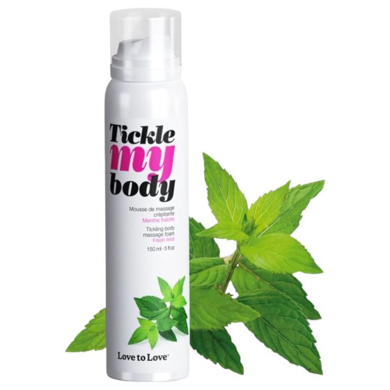 / Lechtej moje tělo - brnivá masážní pěna - máta (150 ml)