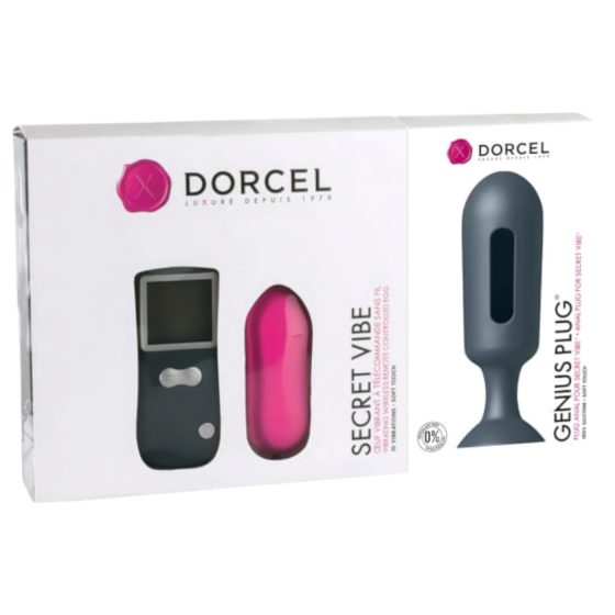 Dorcel Secret Vibe - sada vibračních vajíček s dálkovým ovládáním (2 díly)