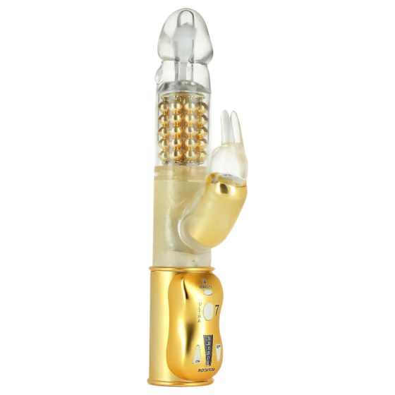 Dorcel Orgasmic Rabbit - vibrátor s ramínkem na klitoris (zlatý)
