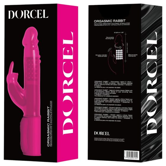 Dorcel Orgasmic Rabbit - vibrátor s raménkem na klitoris (růžový)