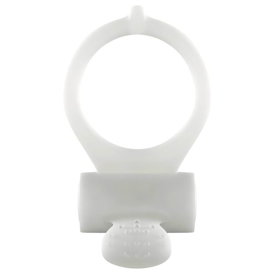 Dorcel - Fosforeskující vibrační erekční kroužek (bílý)