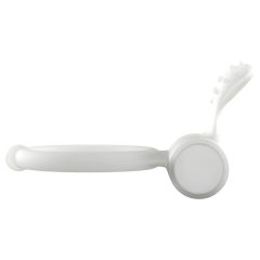   Dorcel - Fosforeskující vibrační erekční kroužek (bílý)