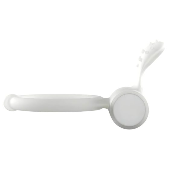 Dorcel - Fosforeskující vibrační erekční kroužek (bílý)
