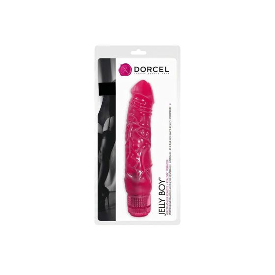 Dorcel Jelly Boy - želé realistický vibrátor (růžový)