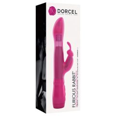   Dorcel Furious Rabbit - vibrátor se stimulátorem klitorisu (růžový)