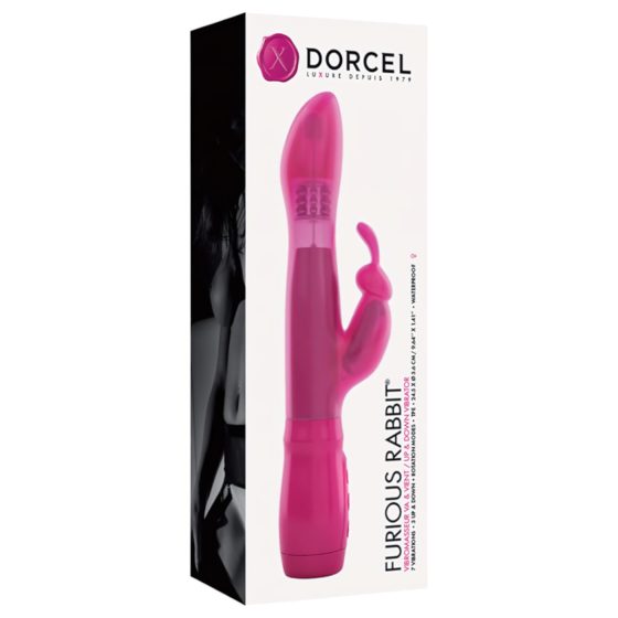 Dorcel Furious Rabbit - vibrátor se stimulátorem klitorisu (růžový)