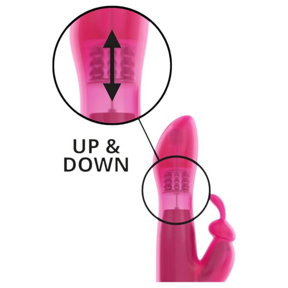 Dorcel Furious Rabbit - vibrátor se stimulátorem klitorisu (růžový)