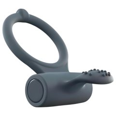   Dorcel Power Clit Plus - nabíjecí vibrační penisový kroužek (černý)