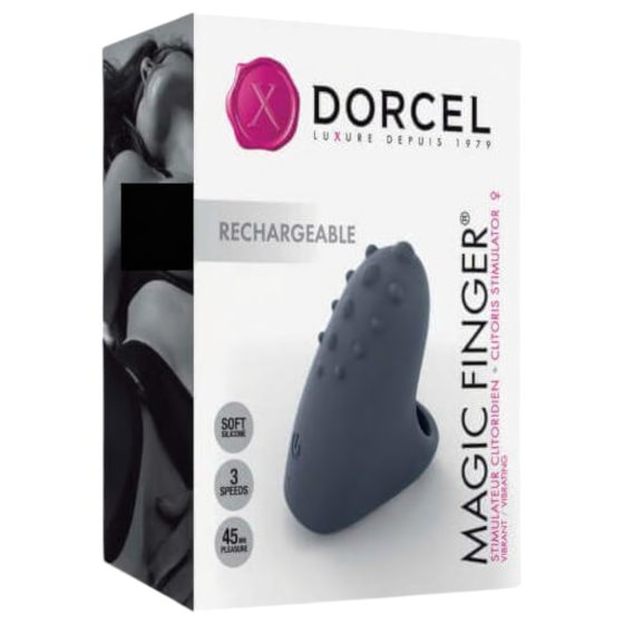 Dorcel Magic Finger - akumulátorový prstový vibrátor (šedý)