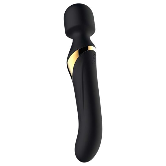 Dorcel Dual Orgasms Gold - 2v1 masážní vibrátor (černý)