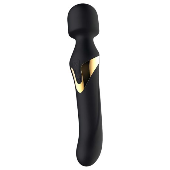 Dorcel Dual Orgasms Gold - 2v1 masážní vibrátor (černý)