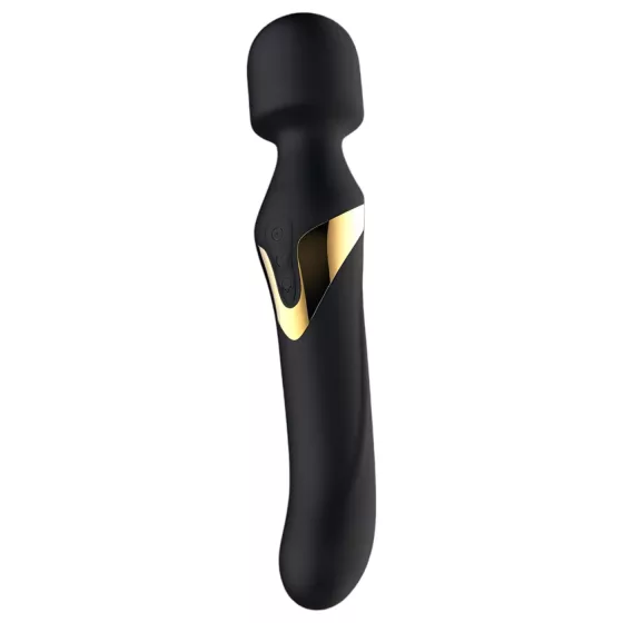 Dorcel - vibrátor a masážní hlavice 2v1 - duální stimulace - černý