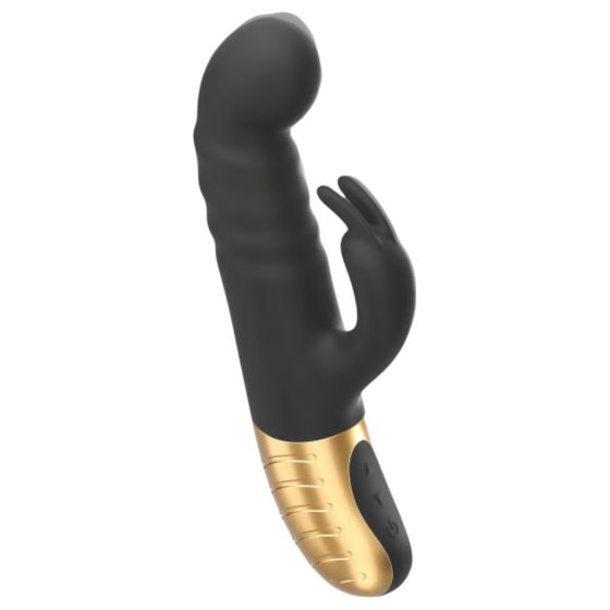 Dorcel G-stormer - akumulátorový vibrátor s posuvnými dráždidly (černý)