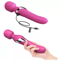   Dorcel Dual Orgasms - akumulátorový, 2v1 masážní vibrátor (růžový)