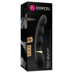   Dorcel Too Much 2.0 - akumulátorový vibrátor se 3 motory (černá-zlatá)