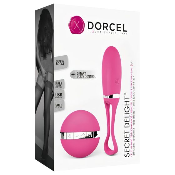 Dorcel Tajemné Potěšení - rádiové vibrovajíčko (růžové)