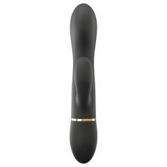   Dorcel Glam Rabbit - akumulátorový vibrátor s klitoriálním ramenem (černý)