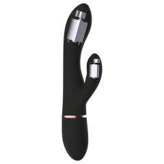   Dorcel Glam Rabbit - akumulátorový vibrátor s klitoriálním ramenem (černý)