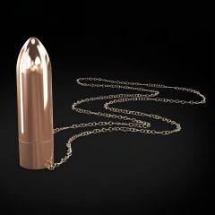   / Dorcel - dobíjecí, vodotěsný náhrdelníkový vibrátor (růžové zlato)
