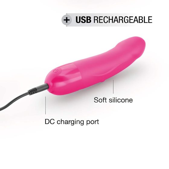 / Dorcel Real Vibration S 2.0 - nabíjecí vibrátor (růžový)