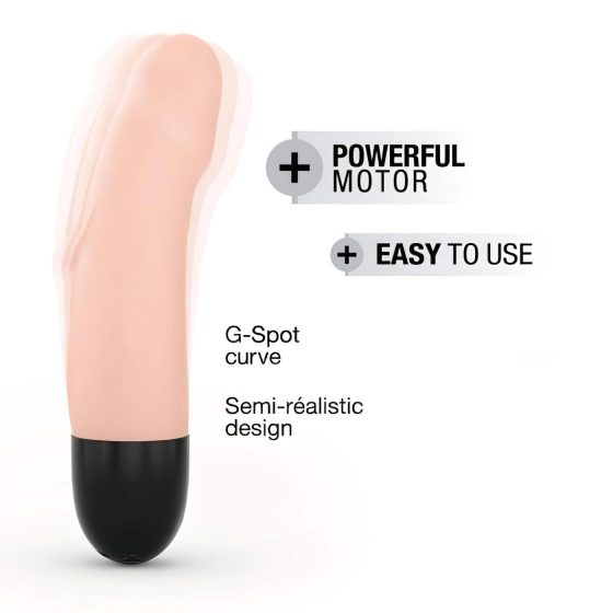 Dorcel Real Vibration S 2.0 - nabíjecí vibrátor (přírodní)