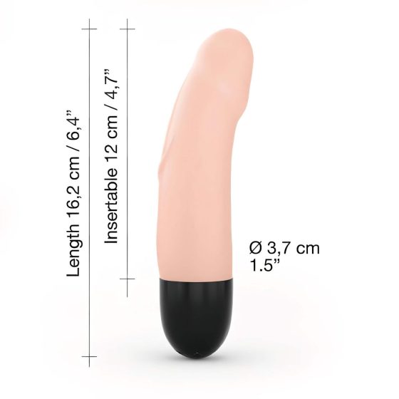Dorcel Real Vibration S 2.0 - nabíjecí vibrátor (přírodní)