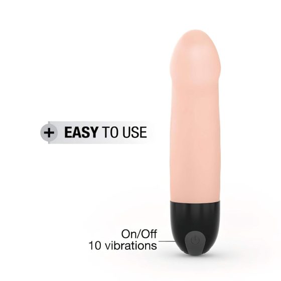 Dorcel Real Vibration S 2.0 - nabíjecí vibrátor (přírodní)