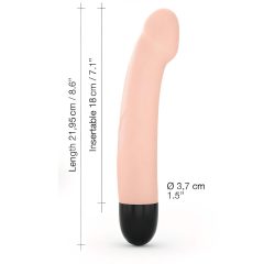   Dorcel Real Vibration M 2.0 - akumulátorový vibrátor (přírodní)