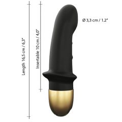   Dorcel Mini Lover 2.0 - nabíjecí, G-bod vibrátor (černý-zlatý)