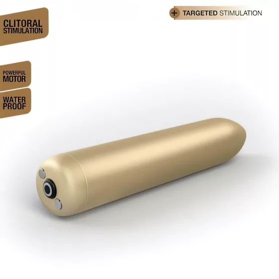 Dorcel - mini vibrátor na klitoris - dobíjecí - zlatý