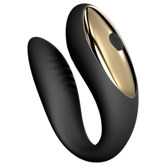 Dorcel Perfect Lover - akumulátorový párový vibrátor s rádiem (černý)