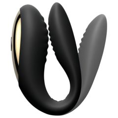   Dorcel Perfect Lover - akumulátorový párový vibrátor s rádiem (černý)