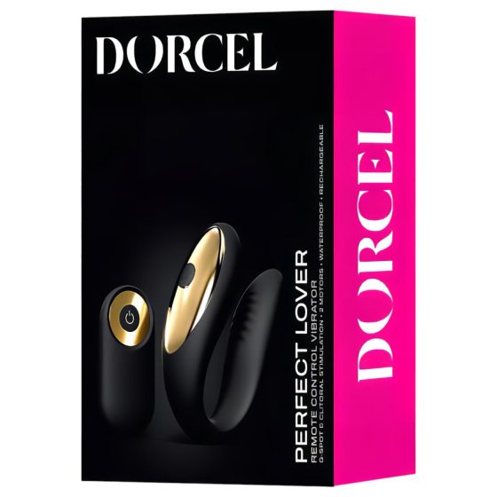 Dorcel Perfect Lover - akumulátorový párový vibrátor s rádiem (černý)