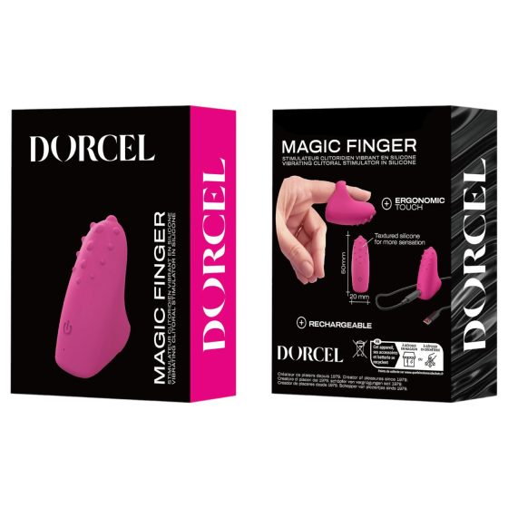Dorcel Magic Finger - nabíjecí prstový vibrátor (růžový)