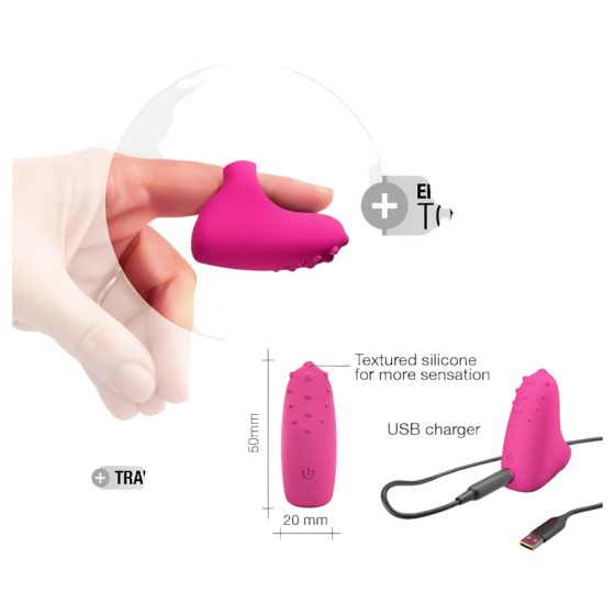 Dorcel Magic Finger - nabíjecí prstový vibrátor (růžový)