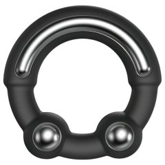 Dorcel Stronger Ring - kovový erekční kroužek (černý)